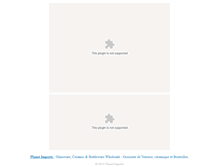 Tablet Screenshot of planetimports.ca